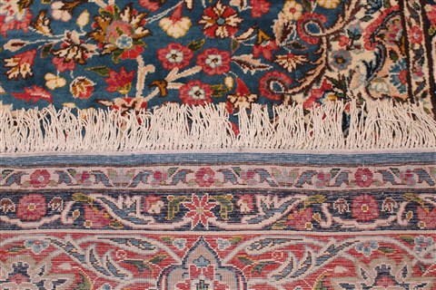 Yazd Beige Hand Knotted 83 X 119 Area Rug 400-26730 Image 11