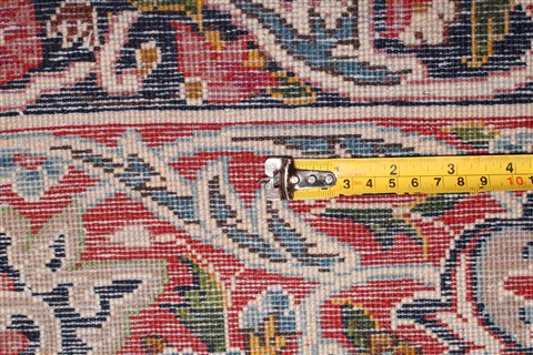 Yazd Beige Hand Knotted 83 X 119 Area Rug 400-26730 Image 2