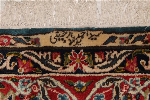 Yazd Beige Hand Knotted 83 X 119 Area Rug 400-26730 Image 9