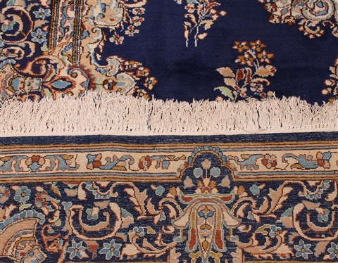 Kerman Beige Hand Knotted 73 X 101 Area Rug 400-26733 Image 10