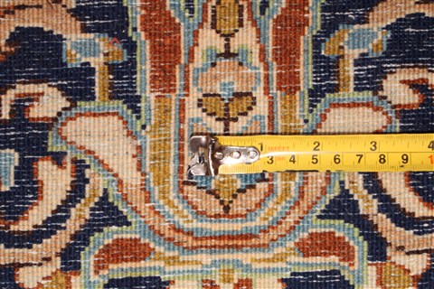 Kerman Beige Hand Knotted 73 X 101 Area Rug 400-26733 Image 11
