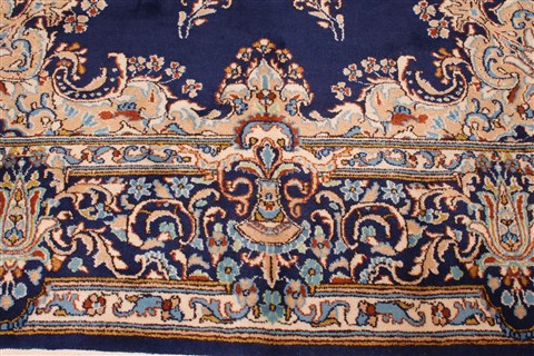 Kerman Beige Hand Knotted 73 X 101 Area Rug 400-26733 Image 6