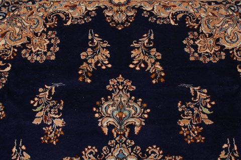 Kerman Beige Hand Knotted 73 X 101 Area Rug 400-26733 Image 9