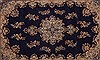 Kerman Beige Hand Knotted 73 X 101 Area Rug 400-26733 Thumb 3