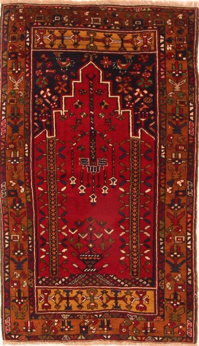 Kazak Red Hand Knotted 30 X 51 Area Rug 253-26741 Image 0