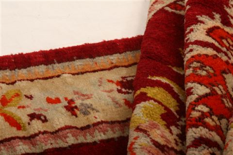 Milas Red Hand Knotted 211 X 44 Area Rug 100-26743 Image 3