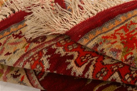 Milas Red Hand Knotted 211 X 44 Area Rug 100-26743 Image 4
