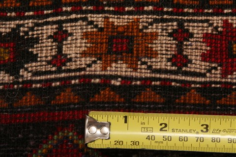 Kazak Black Hand Knotted 37 X 63 Area Rug 100-26745 Image 6