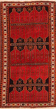 Turkish Kazak Black Rectangle 4x6 ft Wool Carpet 26745
