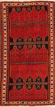 Kazak Black Hand Knotted 3'7" X 6'3"  Area Rug 100-26745