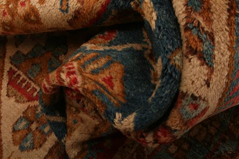 Heriz Beige Hand Knotted 37 X 49 Area Rug 100-26749 Image 2