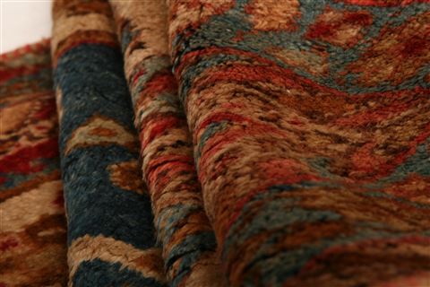 Heriz Beige Hand Knotted 37 X 49 Area Rug 100-26749 Image 3