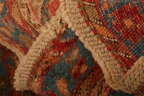 Heriz Beige Hand Knotted 37 X 49 Area Rug 100-26749 Image 4