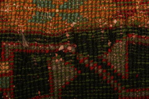 Kurdi Red Hand Knotted 32 X 60 Area Rug 253-26750 Image 6