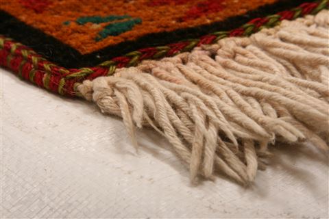 Kurdi Red Hand Knotted 32 X 60 Area Rug 253-26750 Image 7