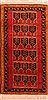 Kurdi Red Hand Knotted 32 X 60  Area Rug 253-26750 Thumb 0