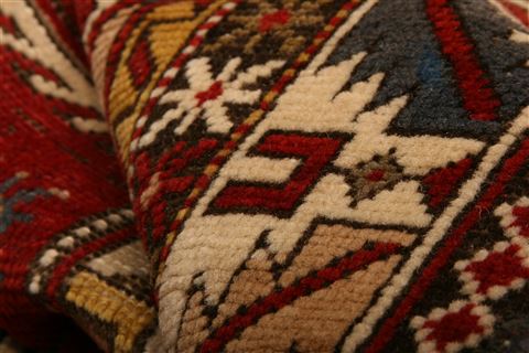 Shirvan Red Hand Knotted 40 X 51 Area Rug 253-26751 Image 4