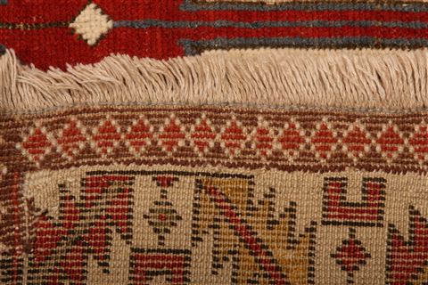 Shirvan Red Hand Knotted 40 X 51 Area Rug 253-26751 Image 8