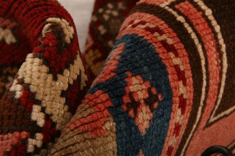 Kazak Red Hand Knotted 37 X 63 Area Rug 253-26753 Image 1