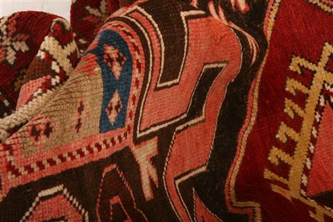 Kazak Red Hand Knotted 37 X 63 Area Rug 253-26753 Image 2