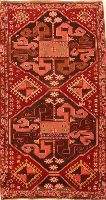 Kazak Red Hand Knotted 37 X 63 Area Rug 253-26753 Image 0