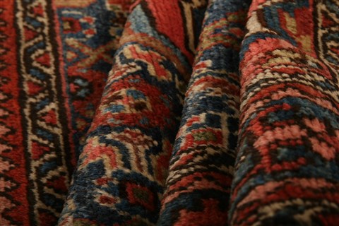 Hamedan Blue Hand Knotted 33 X 410 Area Rug 253-26754 Image 11