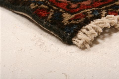Hamedan Blue Hand Knotted 33 X 410 Area Rug 253-26754 Image 3