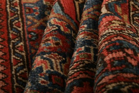 Hamedan Blue Hand Knotted 33 X 410 Area Rug 253-26754 Image 5