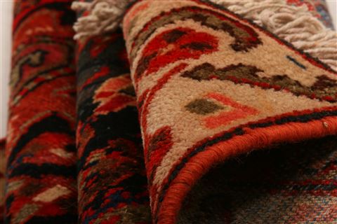 Malayer Blue Hand Knotted 31 X 46 Area Rug 100-26755 Image 3