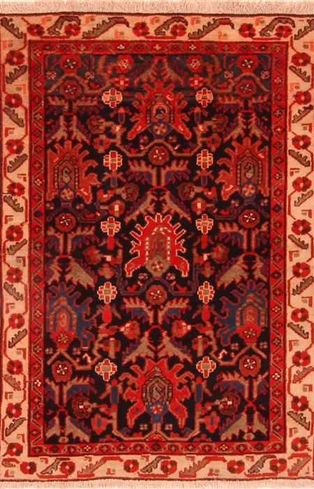 Malayer Blue Hand Knotted 31 X 46 Area Rug 100-26755 Image 0