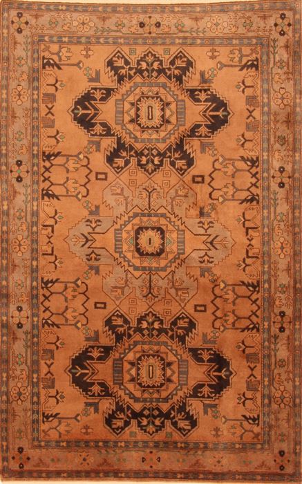 Kazak Brown Hand Knotted 43 X 69 Area Rug 100-26756 Image 0