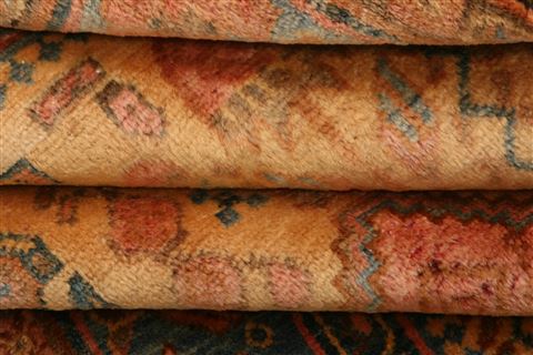 Afshar Beige Hand Knotted 43 X 510 Area Rug 100-26759 Image 5