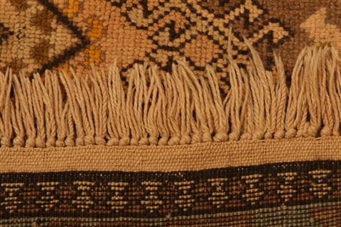 Yalameh Orange Hand Knotted 39 X 51 Area Rug 100-26767 Image 7