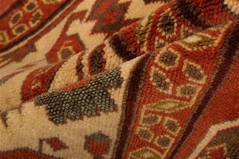 Kurdi Brown Hand Knotted 40 X 61 Area Rug 100-26769 Image 1