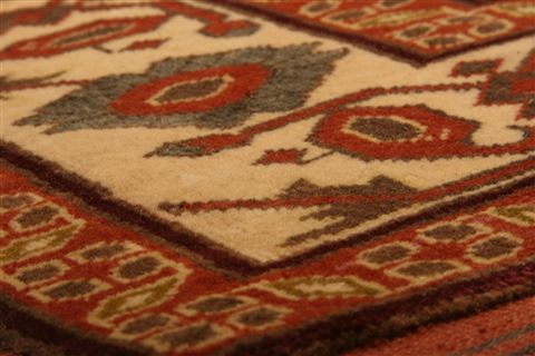 Kurdi Brown Hand Knotted 40 X 61 Area Rug 100-26769 Image 8