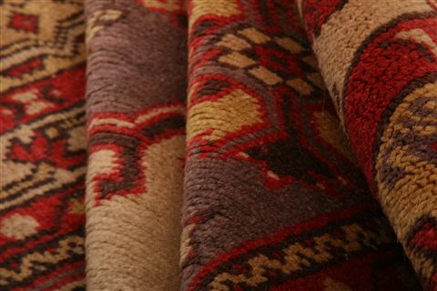 Milas Red Hand Knotted 39 X 63 Area Rug 100-26775 Image 3