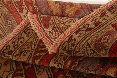 Milas Red Hand Knotted 39 X 63 Area Rug 100-26775 Image 4