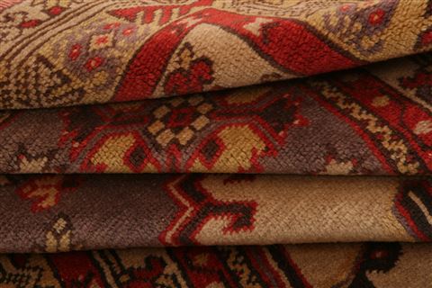 Milas Red Hand Knotted 39 X 63 Area Rug 100-26775 Image 5