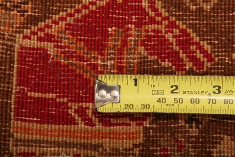 Qashqai Yellow Hand Knotted 210 X 54 Area Rug 253-26776 Image 6