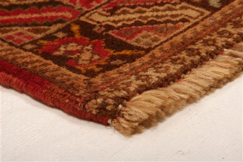 Qashqai Yellow Hand Knotted 210 X 54 Area Rug 253-26776 Image 8