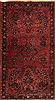 Sarouk Red Hand Knotted 26 X 48  Area Rug 253-26781 Thumb 0