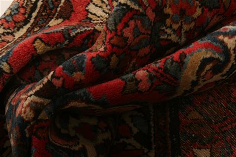Malayer Red Hand Knotted 31 X 411 Area Rug 253-26782 Image 2