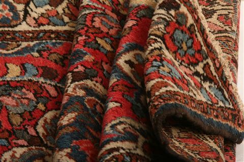 Malayer Red Hand Knotted 31 X 411 Area Rug 253-26782 Image 3