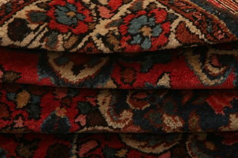 Malayer Red Hand Knotted 31 X 411 Area Rug 253-26782 Image 5