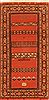 Shirvan Orange Flat Woven 31 X 511 Area Rug 100-26783 Thumb 0