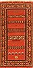 Shirvan Orange Flat Woven 31 X 511  Area Rug 100-26783 Thumb 0