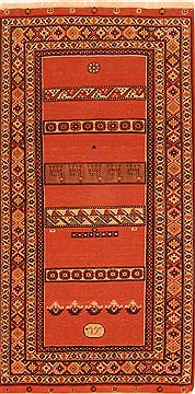 Shirvan Orange Flat Woven 3'1" X 5'11"  Area Rug 100-26783