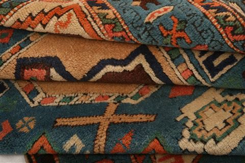 Shirvan Blue Hand Knotted 35 X 62 Area Rug 100-26784 Image 5