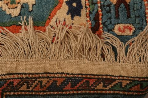 Shirvan Blue Hand Knotted 35 X 62 Area Rug 100-26784 Image 7