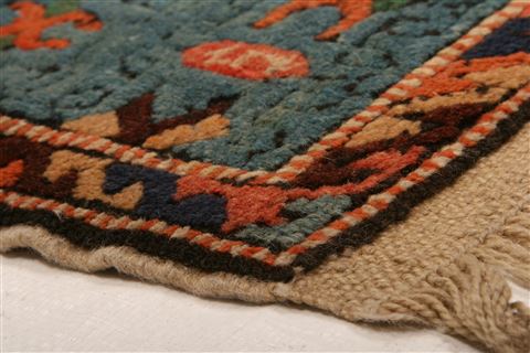 Shirvan Blue Hand Knotted 35 X 62 Area Rug 100-26784 Image 8